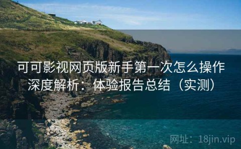 可可影视网页版新手第一次怎么操作深度解析：体验报告总结（实测）