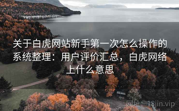 关于白虎网站新手第一次怎么操作的系统整理：用户评价汇总，白虎网络上什么意思