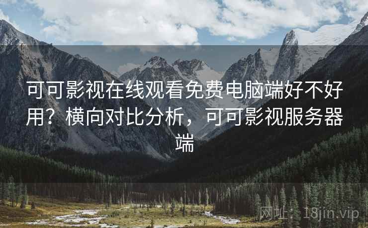 可可影视在线观看免费电脑端好不好用？横向对比分析，可可影视服务器端
