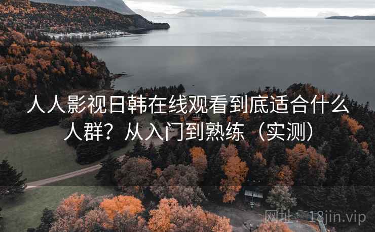 人人影视日韩在线观看到底适合什么人群？从入门到熟练（实测）