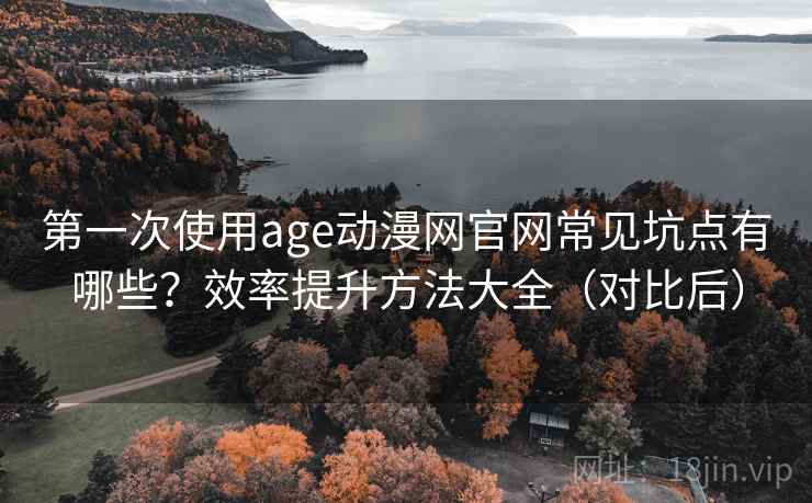 第一次使用age动漫网官网常见坑点有哪些？效率提升方法大全（对比后）