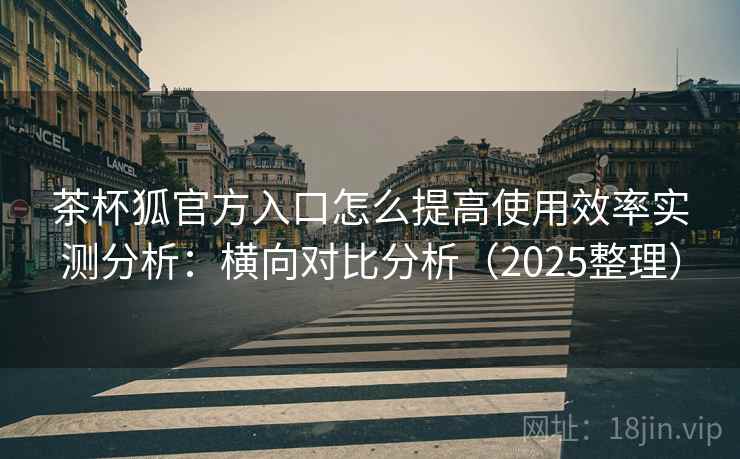 茶杯狐官方入口怎么提高使用效率实测分析：横向对比分析（2025整理）