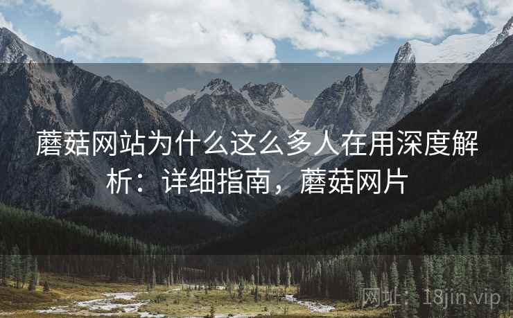 蘑菇网站为什么这么多人在用深度解析：详细指南，蘑菇网片